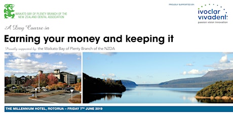 WBOP NZDA Day Course : Earning your money and keeping it primary image