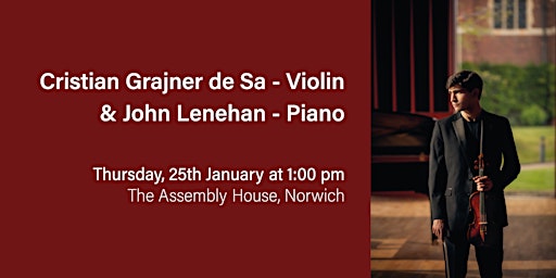 Cristian Grajner de Sa - Violin & John Lenehan - Piano primary image
