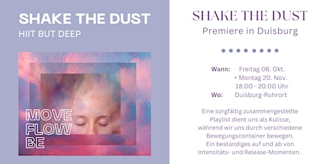 Hauptbild für Shake the Dust - HIIT but deep