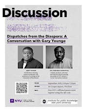 Dispatches from the Diaspora: A Conversation with Gary Younge primary image