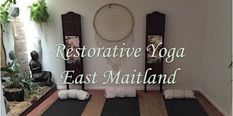 Restorative Yoga - East Maitland - Mondays 5.30pm primary image