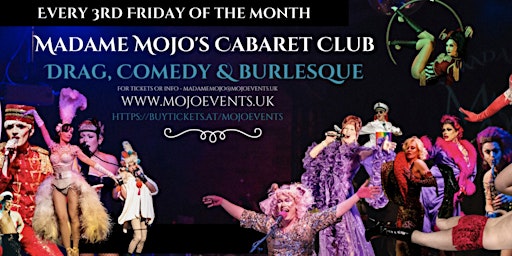 Imagem principal do evento Madame Mojo's Cabaret Club ~ Deja BOO! Halloween Mojo Hoe's