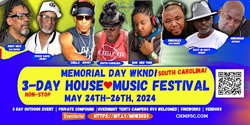 Primaire afbeelding van House Music Festival Memorial Day Wknd South Carolina