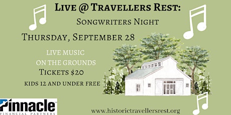 Imagen principal de 2023 Live @ Travellers Rest Songwriters Night