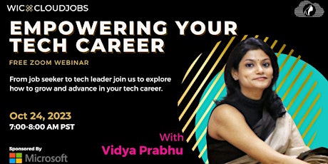 #WICxCLOUDJOBS: Empowering Your Tech Career primary image