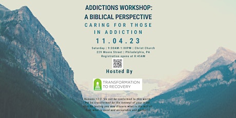 Addictions Workshop: Caring For Those In Addiction primary image