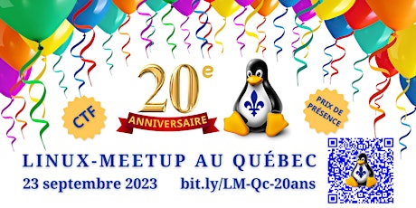 Image principale de 20 ans de Linux-Meetup au Québec !
