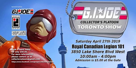 Canadian ToyCon & GI Joe Collector's Platoon Toronto Show primary image