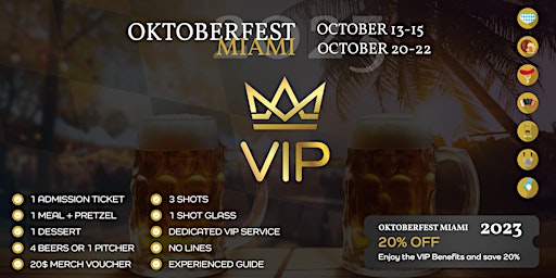VIP - Oktoberfest Miami® 2023 primary image