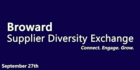 2023 Broward Virtual Supplier Diversity Exchange primary image