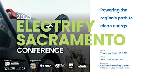 Imagem principal do evento 2023 Electrify Sacramento Conference
