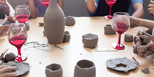 Montreal Pottery Workshop - one time ceramics introduction class and wine primary image