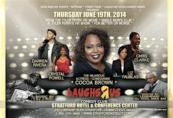 KOOL MIKE SKI EVENTS presents LAUGHS Я US COMEDY CLUB @ STRATFORD HOTEL & CONFERENCE CENTER with COCOA BROWN & FRIENDS primary image