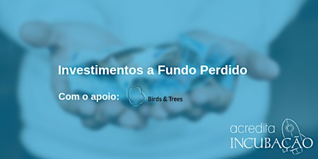 Investimentos a Fundo Perdido: Workshop com Birds & Trees e Acredita Portugal
