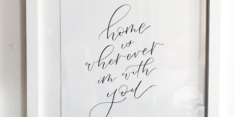 Home Sweet Hoboken: Putting it together... Modern Calligraphy Continued  primary image