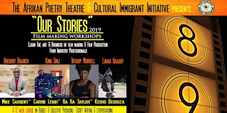 OUR STORIES 2019 Film Making Workshops primary image