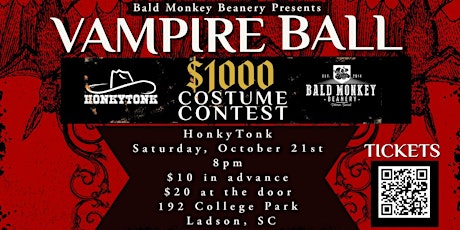 The Vampire Ball: 5th Annual Halloween Party primary image