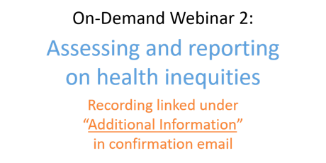 PHESC 2: Assessing and Reporting on Health Inequities  primärbild