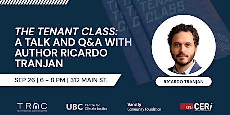 The Tenant Class: a talk and Q&A with author Ricardo Tranjan primary image