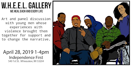 W.H.E.E.L. (We Heal Each and Every Life) Gallery: Art and panel discussion  primary image