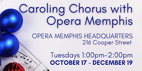 Imagem principal do evento Creative Aging Studio: Caroling Chorus with Opera Memphis