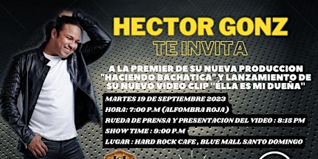 Imagen principal de Estreno EP: "Haciendo Bachatica"  & video "Ella es mi dueña" by Hector Gonz