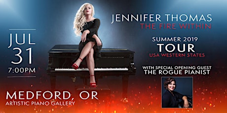 Jennifer Thomas - The Fire Within Tour (Medford, OR) - Ft. The Rogue Pianist primary image