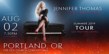 Jennifer Thomas - The Fire Within Tour (Portland, OR) - CLICK TO LINK TO VENUE TICKET LINK primary image