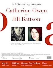 Catherine Owen & Jill Battson - Readings + a book launch! primary image