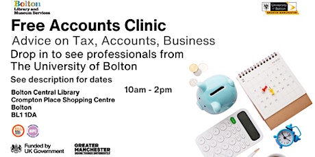 Free Accounts, Tax and Business Clinic