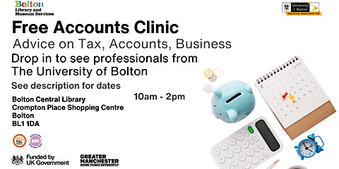 Free Accounts, Tax and Business Clinic primary image