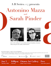 Sarah Pinder & Antonino Mazza - Readings & conversation! primary image