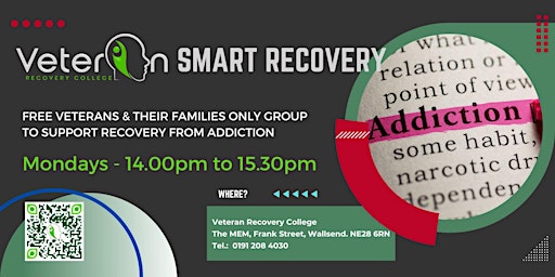 Primaire afbeelding van SMART Recovery (addictions) Group for Veterans and Their Families