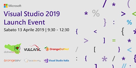Immagine principale di Visual Studio 2019 Launch Event 