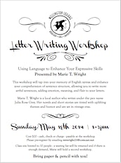 Letter Writing Workshop by author Julia Rose Grey primary image
