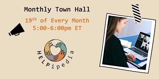 HELPipedia Virtual Town Hall - OPEN TO ALL primary image