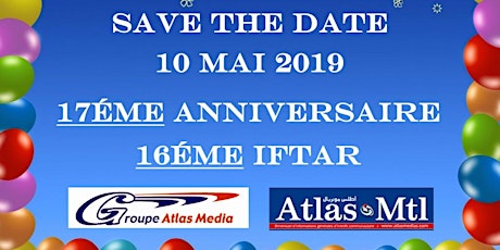 17e anniversaire Atlas Media (16e IFTAR du dialogue) primary image