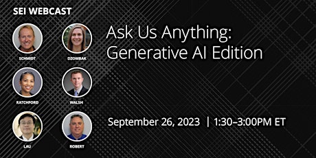 Primaire afbeelding van Ask Us Anything: Generative AI Edition