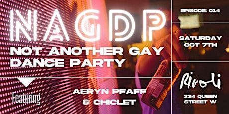 Imagen principal de NOT ANOTHER GAY DANCE PARTY