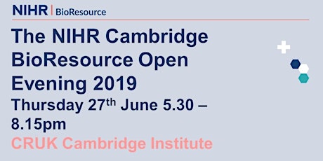 NIHR BioResource Centre Cambridge 2019 open evening primary image