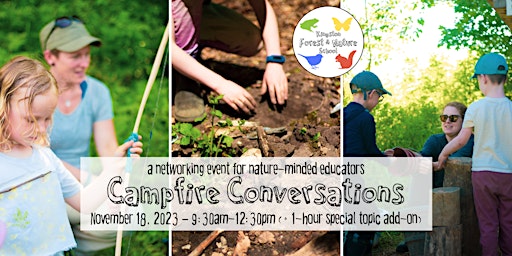 Campfire Conversations – a Networking Event for Nature-Minded Educators primary image