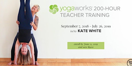 RYT200-Hour YogaWorks Yoga Teacher Training Info Session and YogaWorks Class primary image