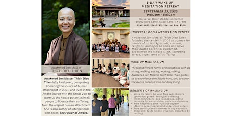 WAKE UP Meditation Retreat - September 23, 2023 primary image