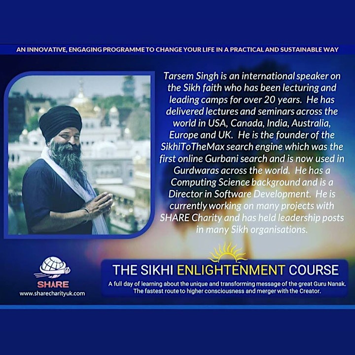 Sikhi Enlightenment Workshop - Why Am I Here? image