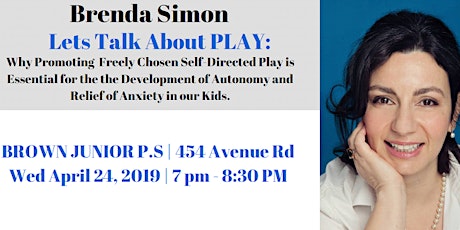 Let's Talk About Play with Brenda Simon primary image