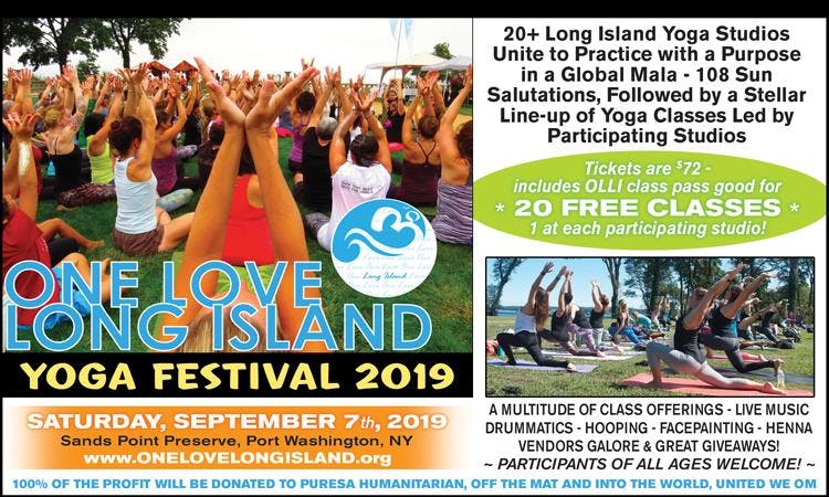 One Love Long Island 2019 Yoga Festival 7 Sep 2019