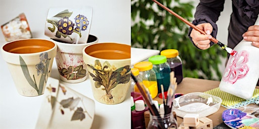 Image principale de Craft Your Own Decoupaged Plant Pot - 2 Hour Workshop - Ballymoney