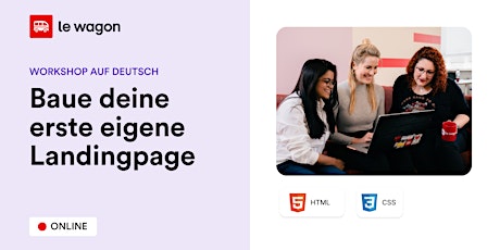 Starte durch mit Webentwicklung: Landing Page Workshop auf Deutsch primary image