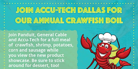 Join Accu-Tech Dallas for Our Annual Crawfish Boil primary image