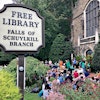 Falls of Schuylkill Library, Free Library of Phila's Logo